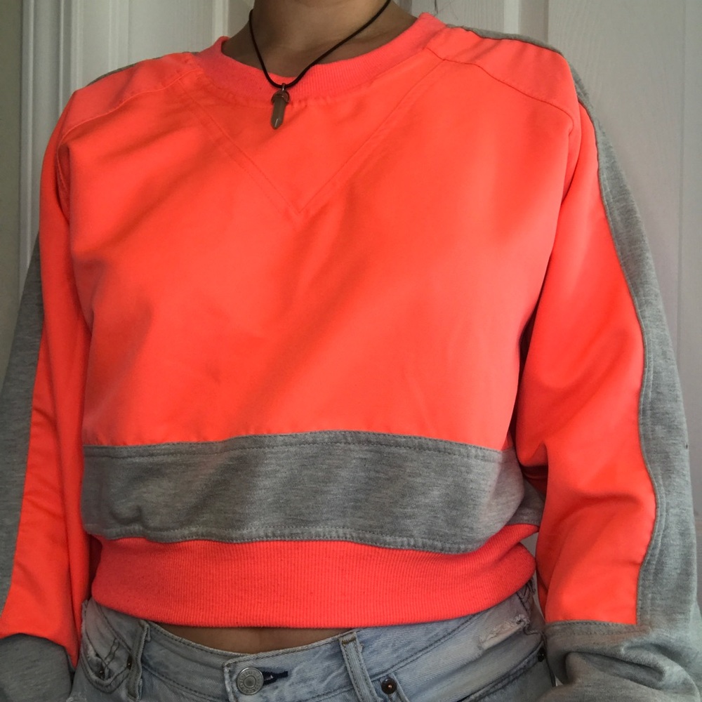 Neon cropped jacket